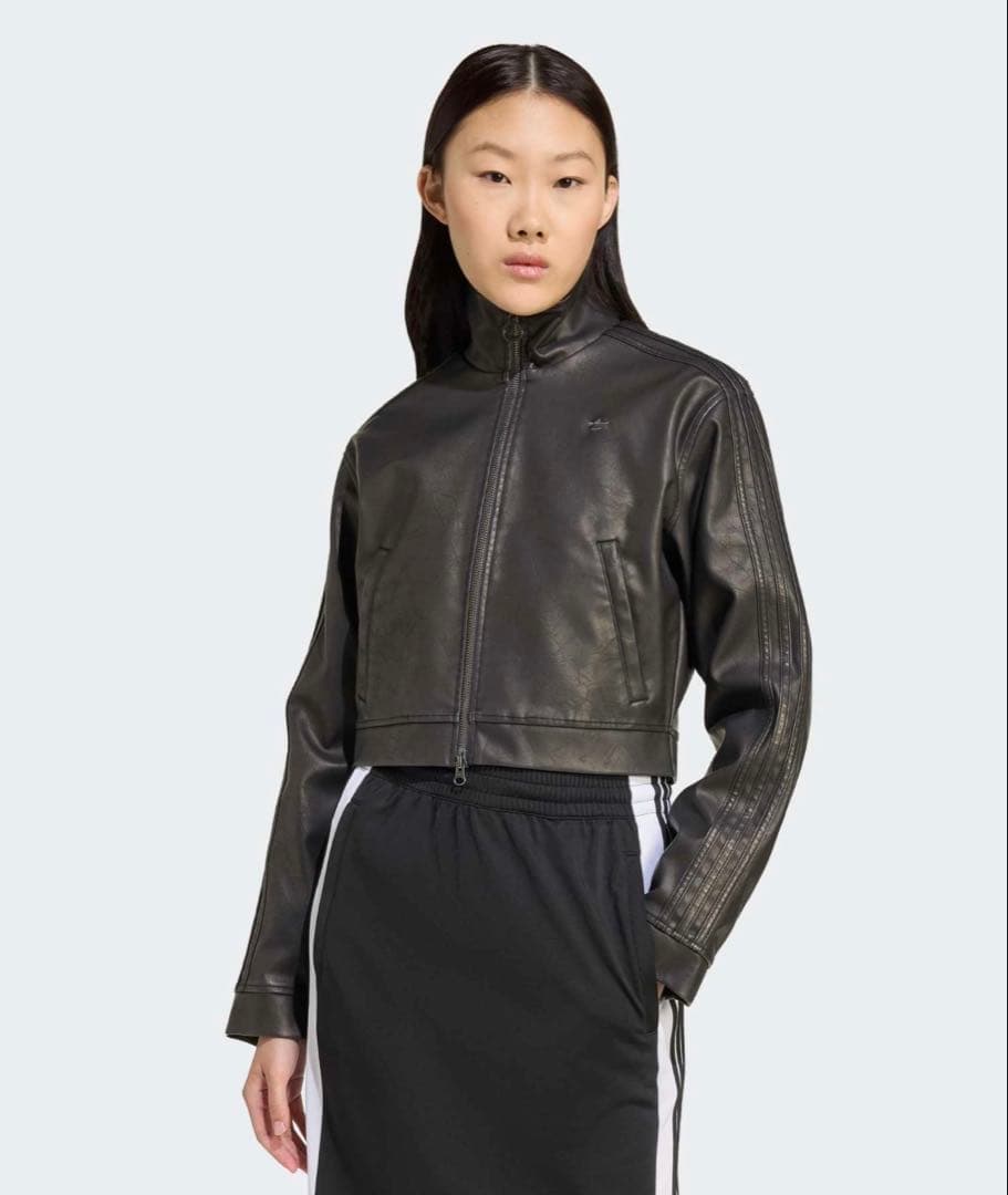 adidas ファイヤーバード　プレザー　ジャケット　レザージャケット