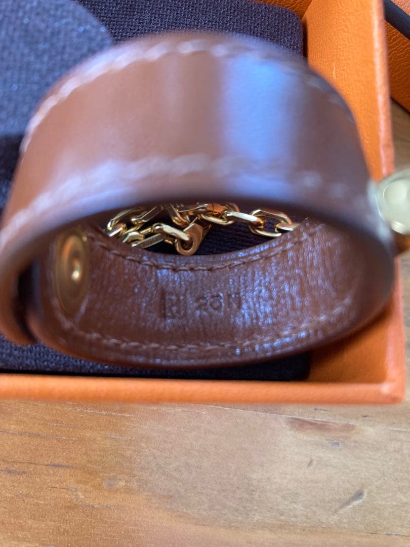 HERMES (エルメス )グローブホルダー ゴールド　未使用品