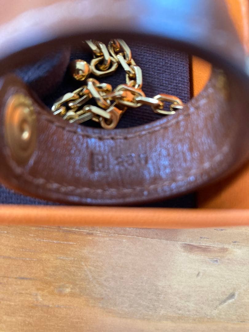 HERMES (エルメス )グローブホルダー ゴールド　未使用品