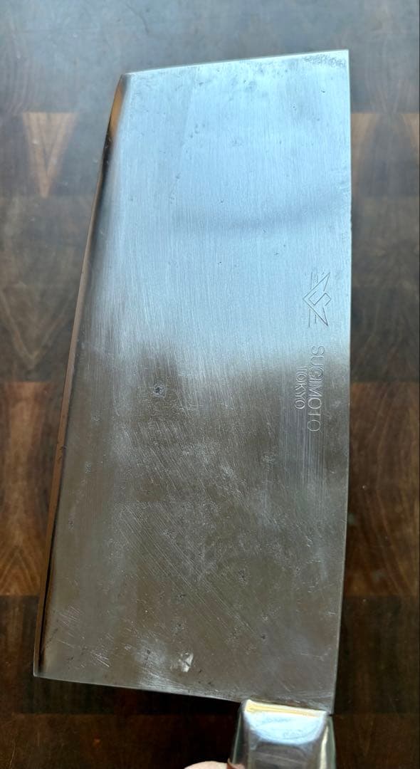 東京　杉本　中華包丁　2号　220mm 包丁　本職　研ぎ済　白鋼