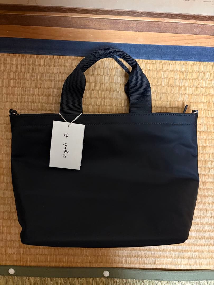新品・未使用 アニエスベー ナイロン 2way トートバッグ ハンドバッグ