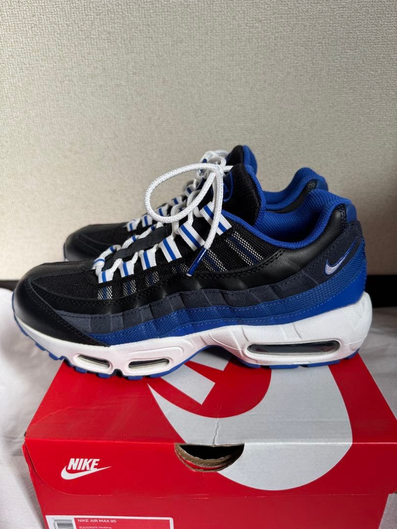 NIKE Air Max 95 黒青 27cm（US9）ナイキ エアマックス95