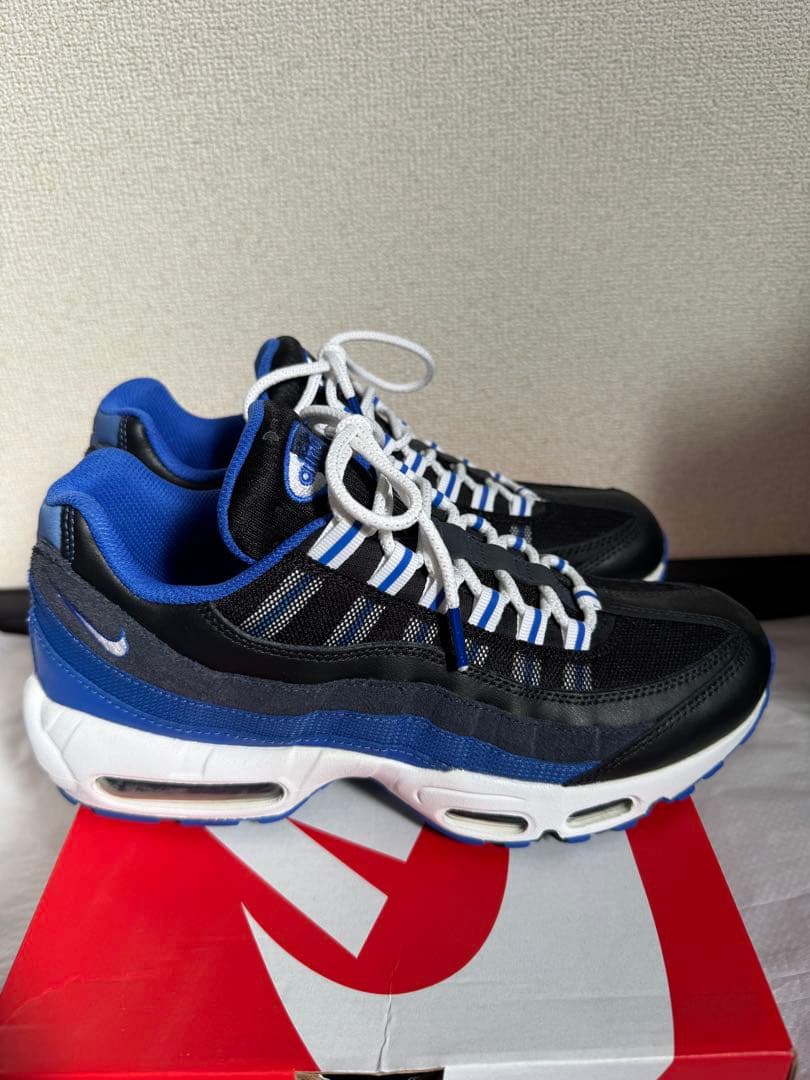 NIKE Air Max 95 黒青 27cm（US9）ナイキ エアマックス95