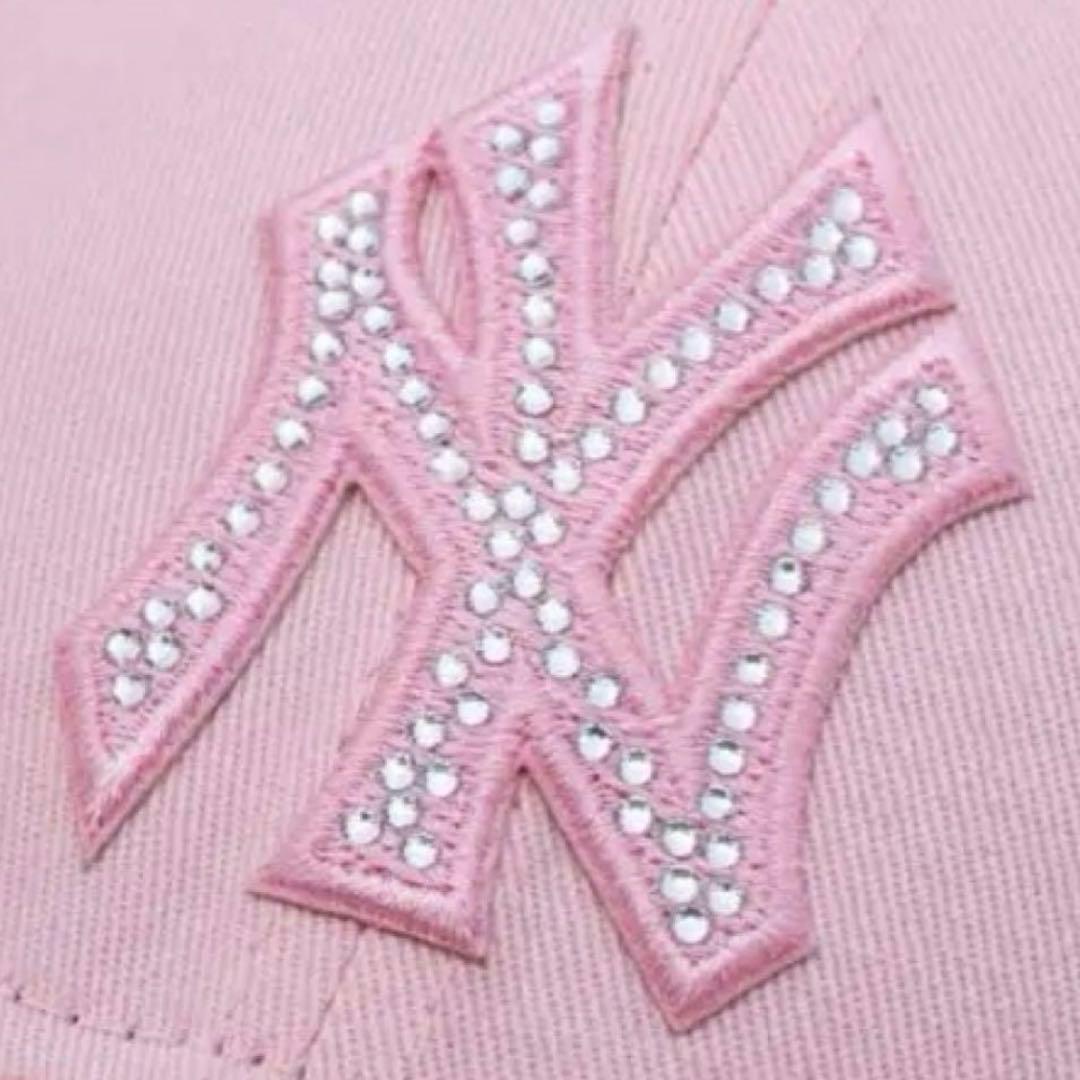 M*e様 NEWERA ラインストーン ヤンキース ニューエラ ピンク