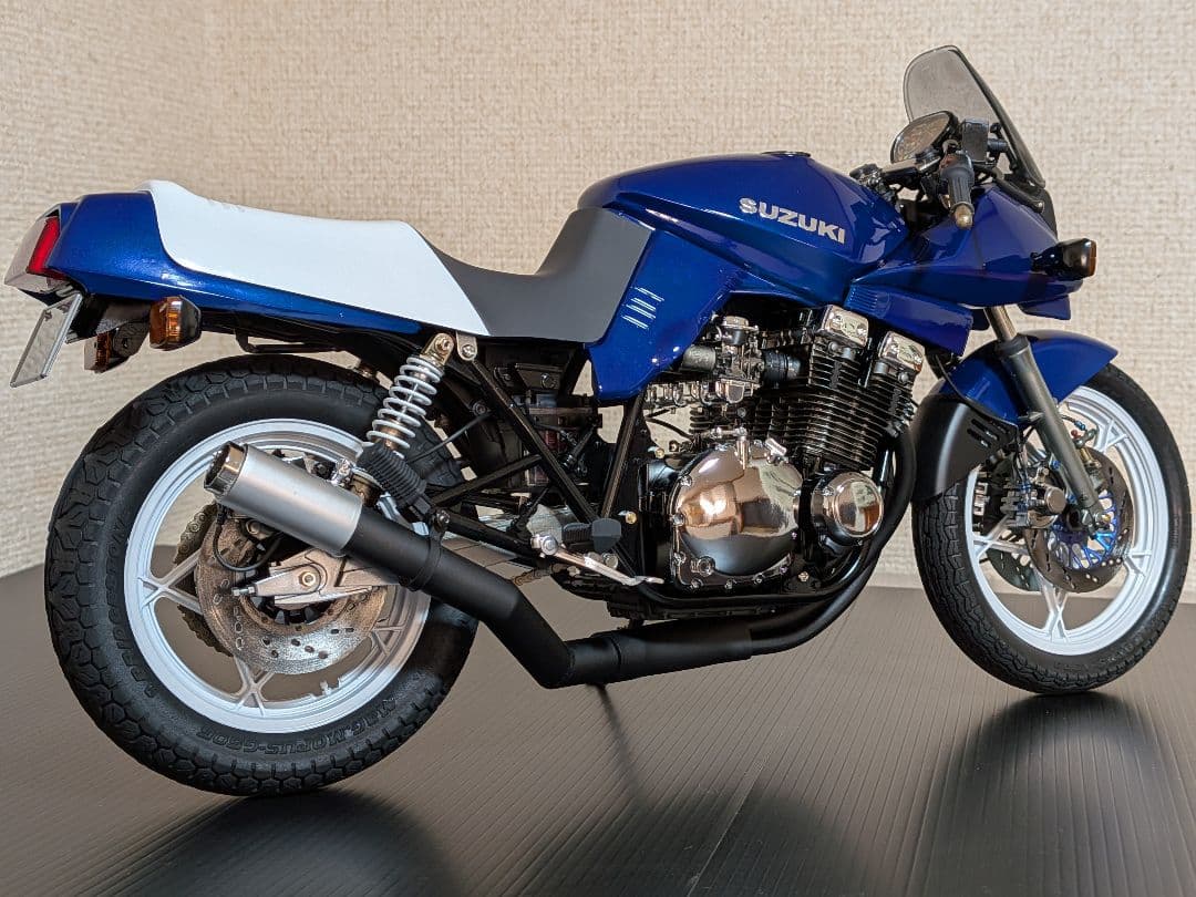『メル64289』タミヤ1/6スズキGSX1100Sカタナ完成品カスタム