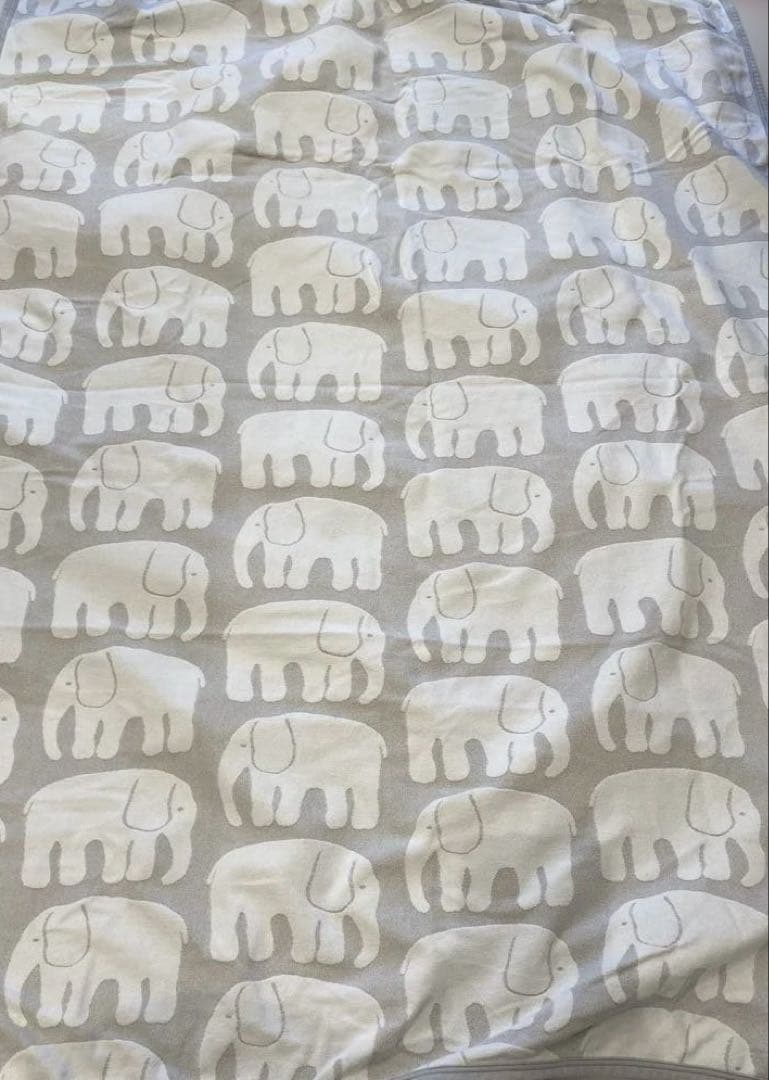 Finlayson フィンレイソン　綿毛布　140×200 エレファンティ　2枚