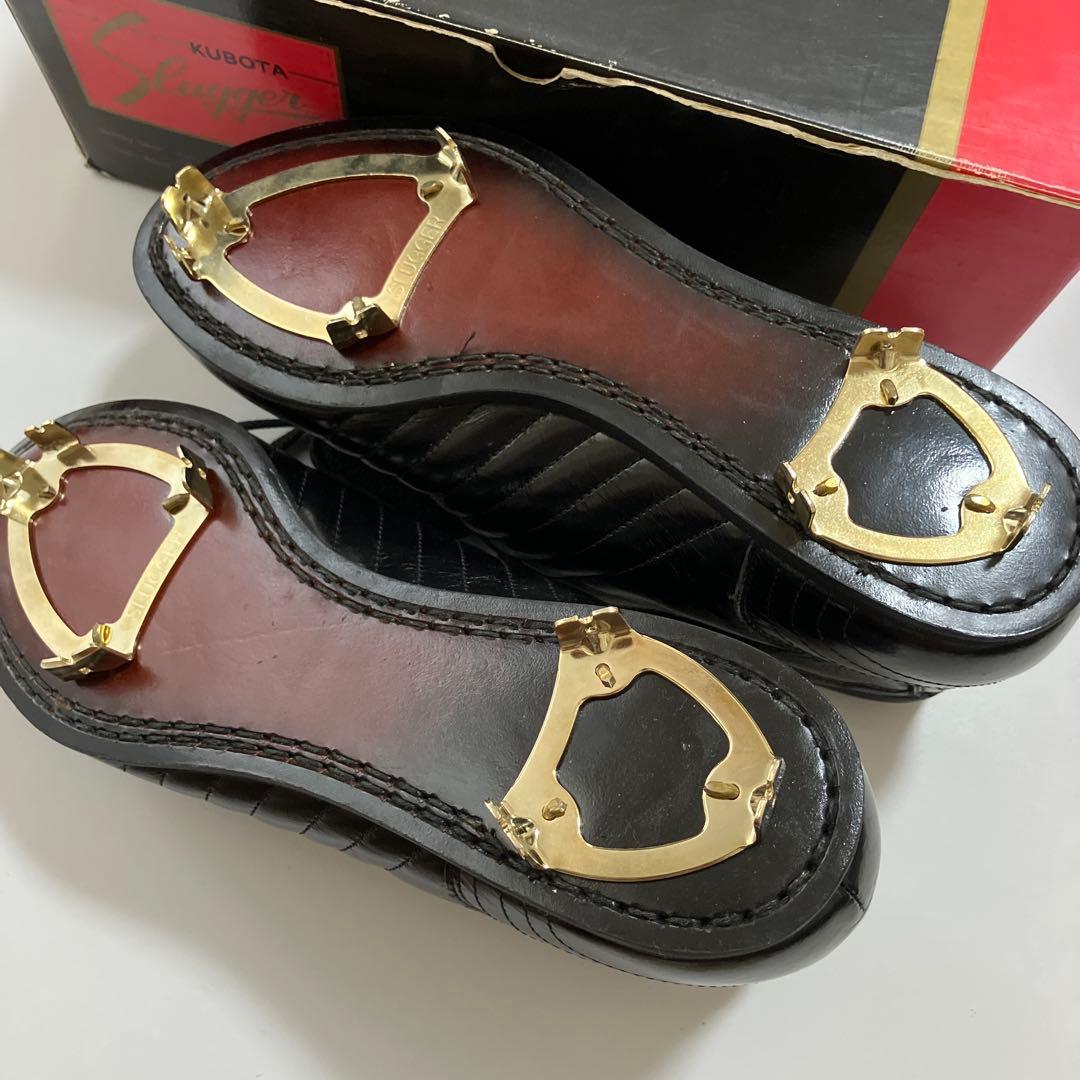 久保田スラッガー 野球スパイク 天然皮革 ベースボールシューズ 27.5cm