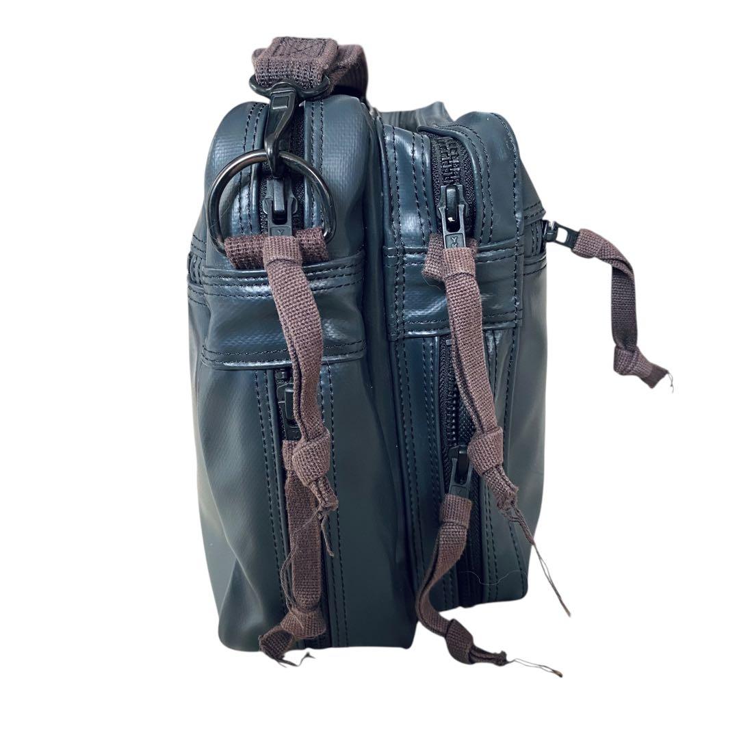 LUGGAGE LABEL ラゲッジレーベル【美品】ライナーショルダーバッグ 赤