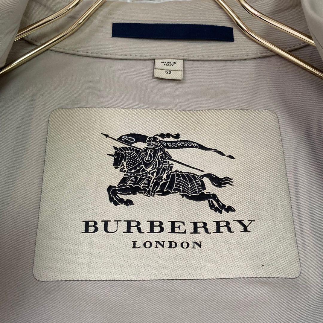 《良品》 BURBERRY ステンカラーコート ベージュ 52 シンプル