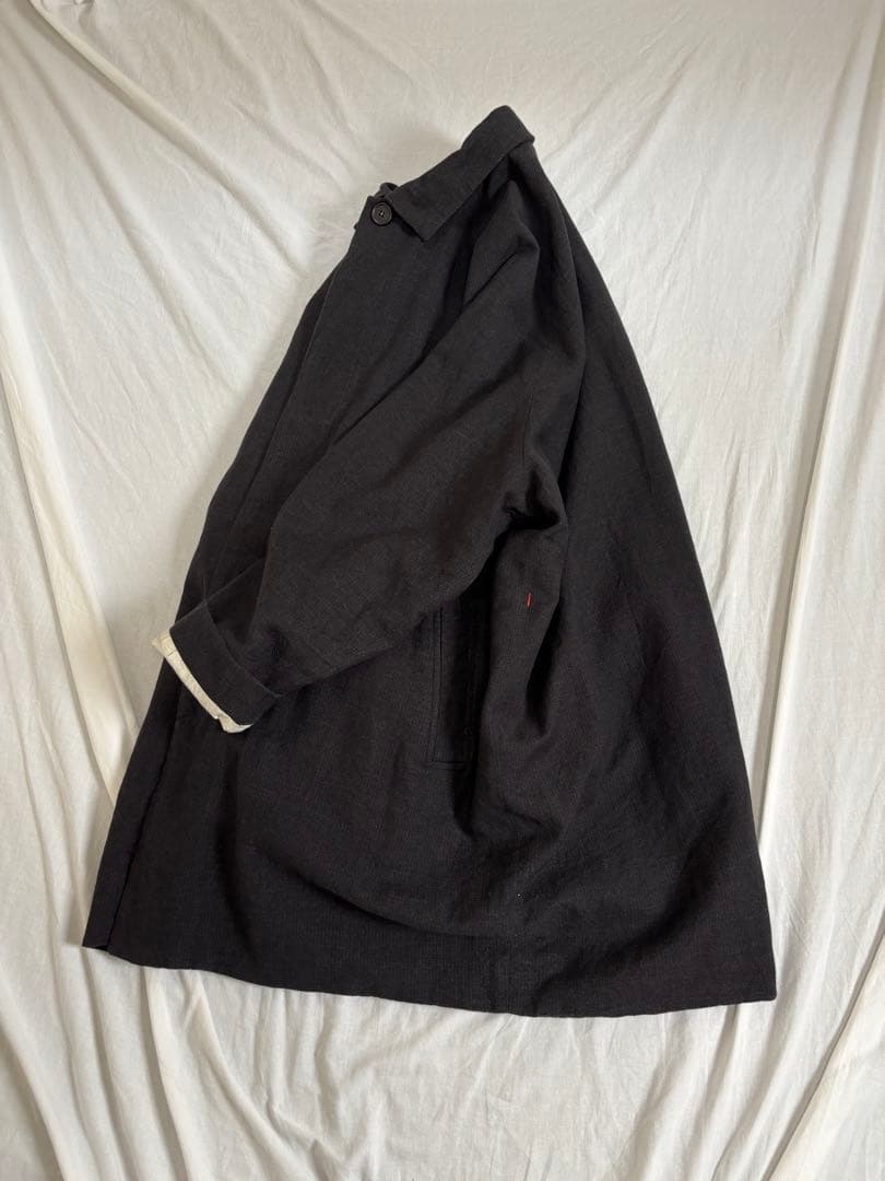 casey casey ROTHERDAM COAT ウールリネン コート 美品