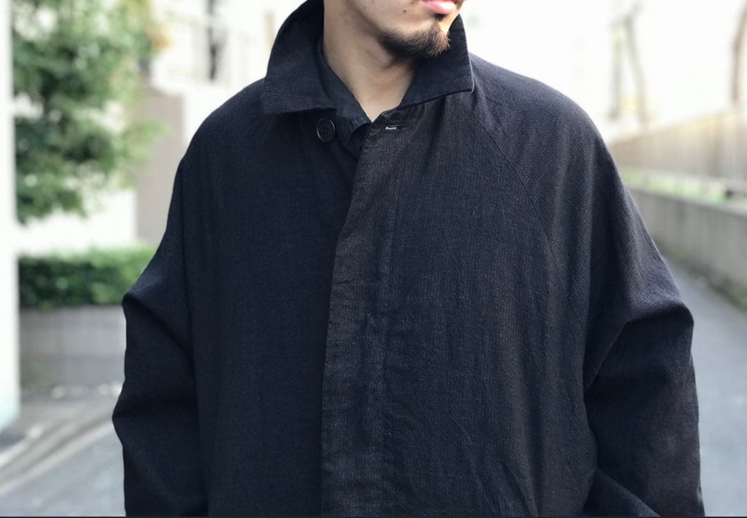 casey casey ROTHERDAM COAT ウールリネン コート 美品