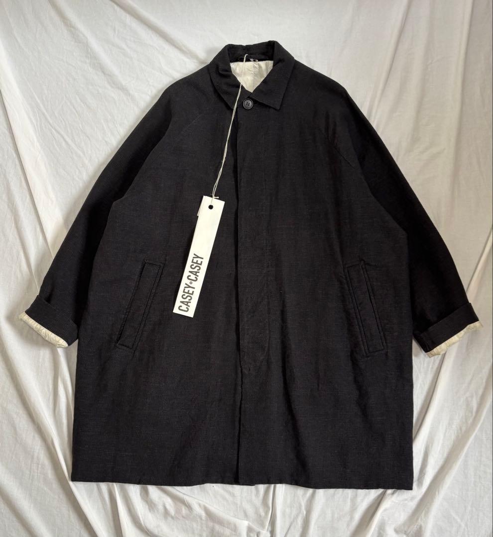 casey casey ROTHERDAM COAT ウールリネン コート 美品