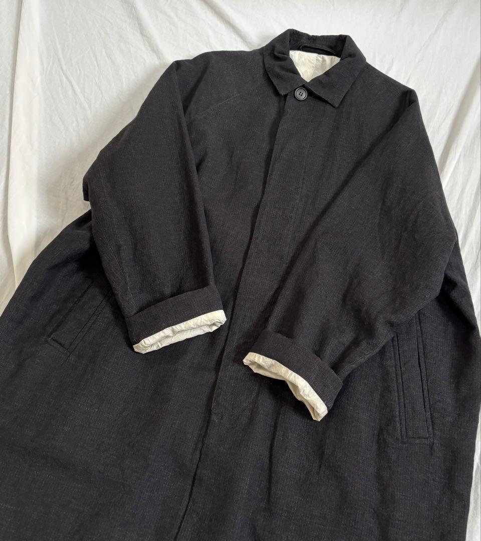 casey casey ROTHERDAM COAT ウールリネン コート 美品