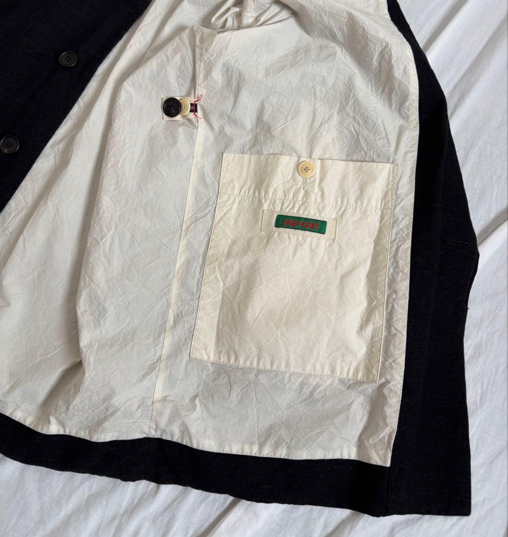 casey casey ROTHERDAM COAT ウールリネン コート 美品