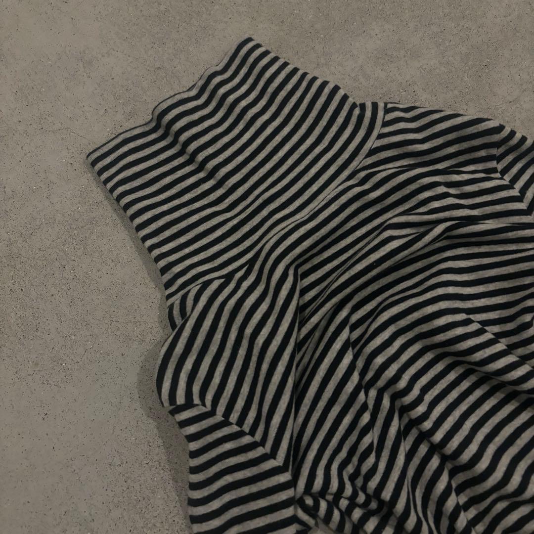 00’s archive ボーダー ロンT Y2K グランジ