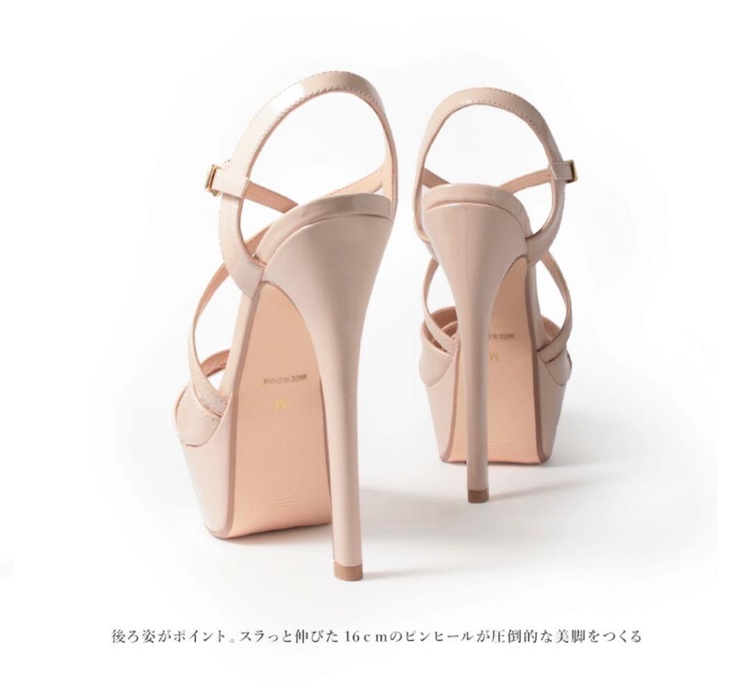 【箱付】ブルーバタフライ 16cmハイヒール 厚底 Lサイズ　コンテストヒール
