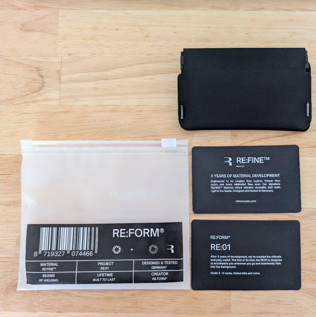 小物 RE:FORM RE:01 (COIN SLEEVE)