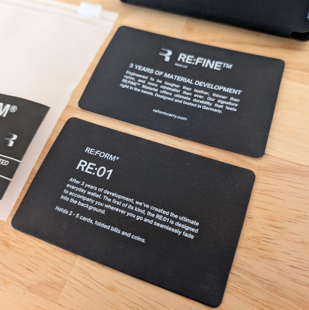 小物 RE:FORM RE:01 (COIN SLEEVE)