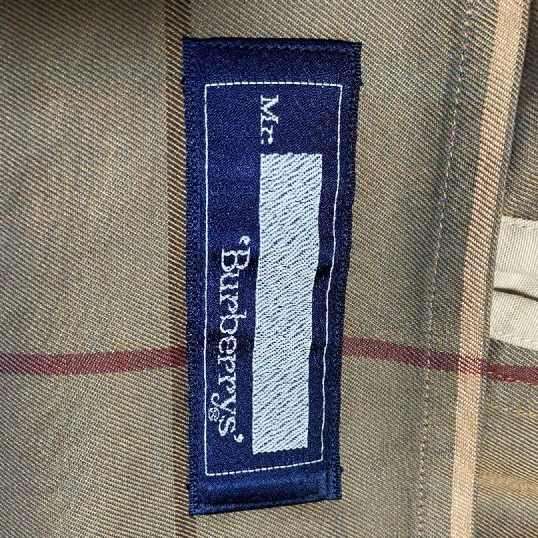 Burberrys ステンカラーコート ベージュ 裏地チェック柄 C-TK83