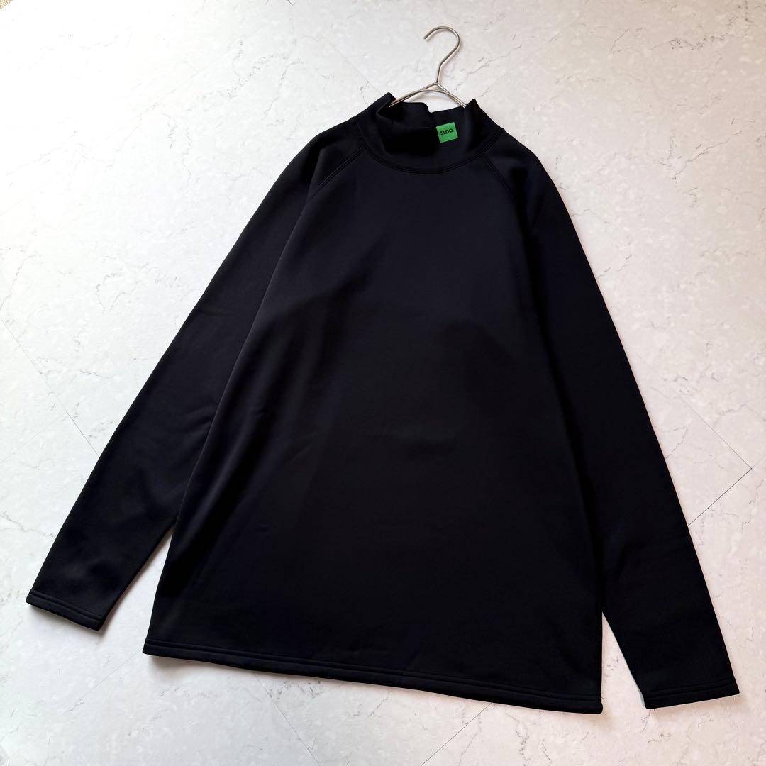 SLDO. エスルド ゴルフ ハイネックシャツ XL ブラック ロゴ
