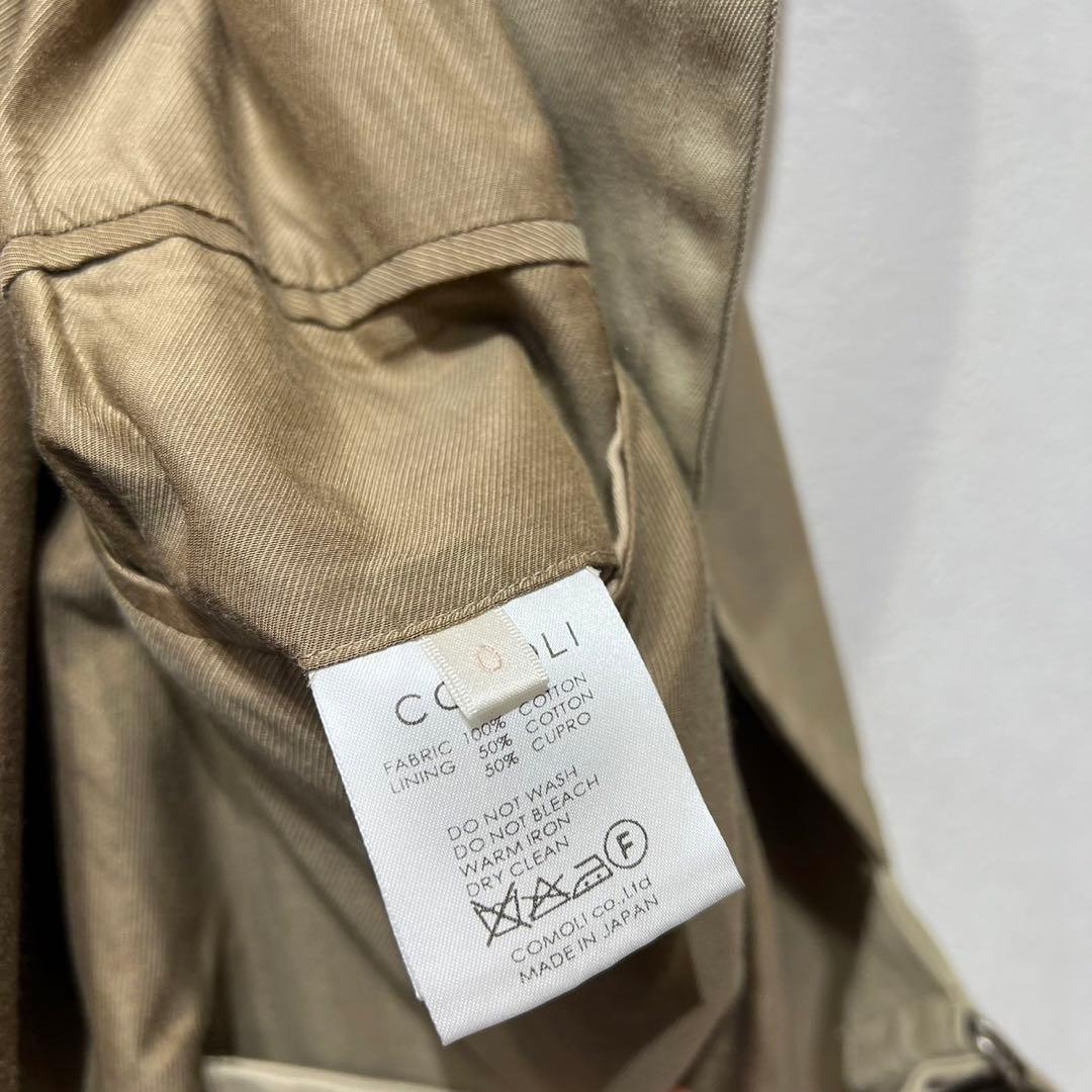 希少 16ss コモリ 上質 コットンタイプライター タイロッケンコート