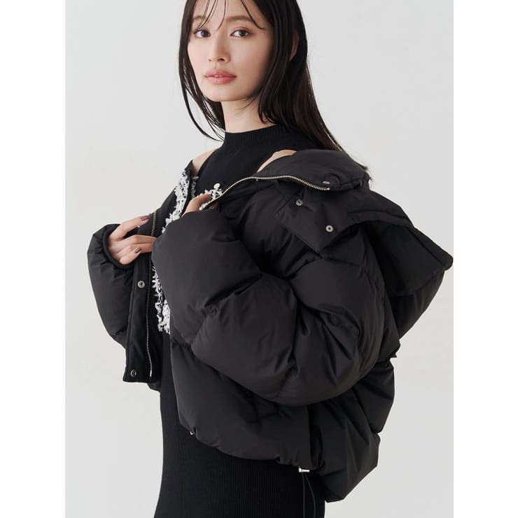 ぱ*る様 新品同様マーキュリーデュオ　ブラックダウンジャケット