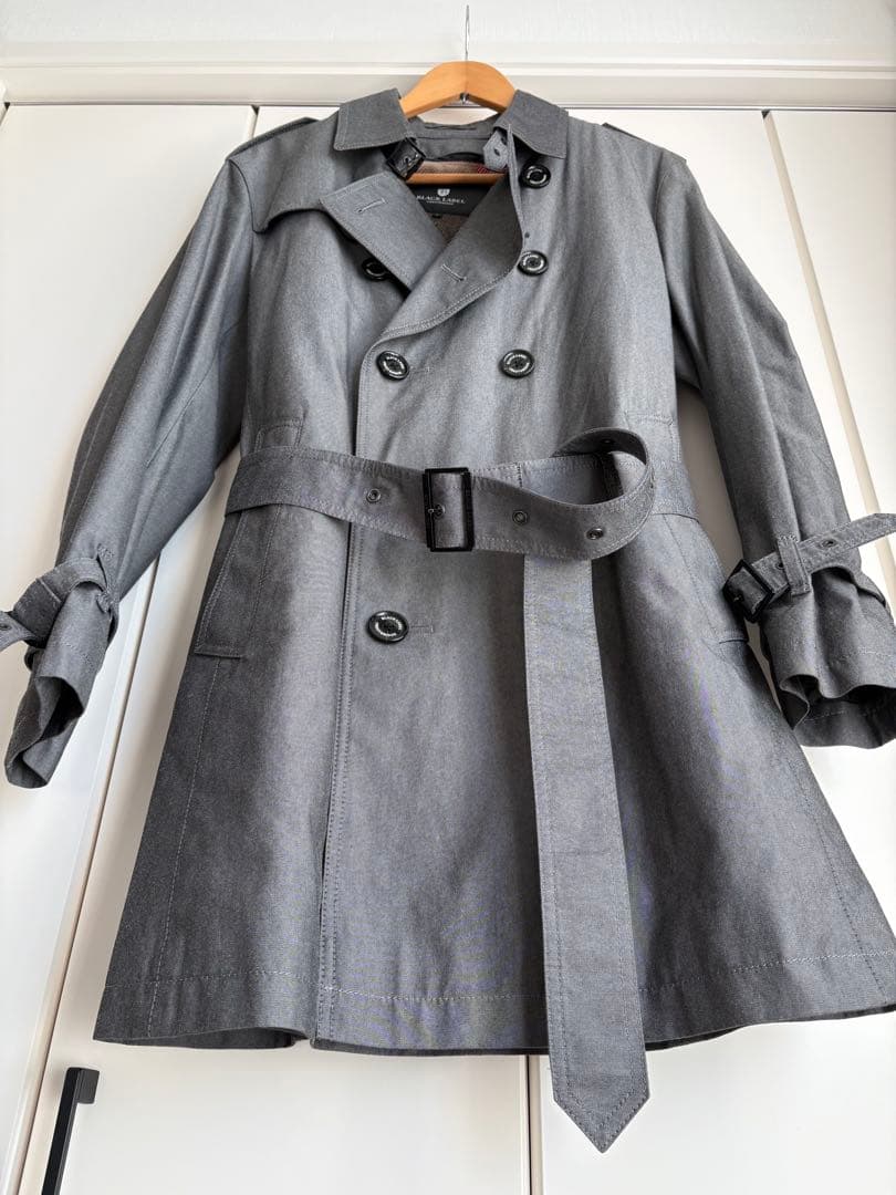 BLACK LABEL クレストブリッジ　グレー トレンチコート