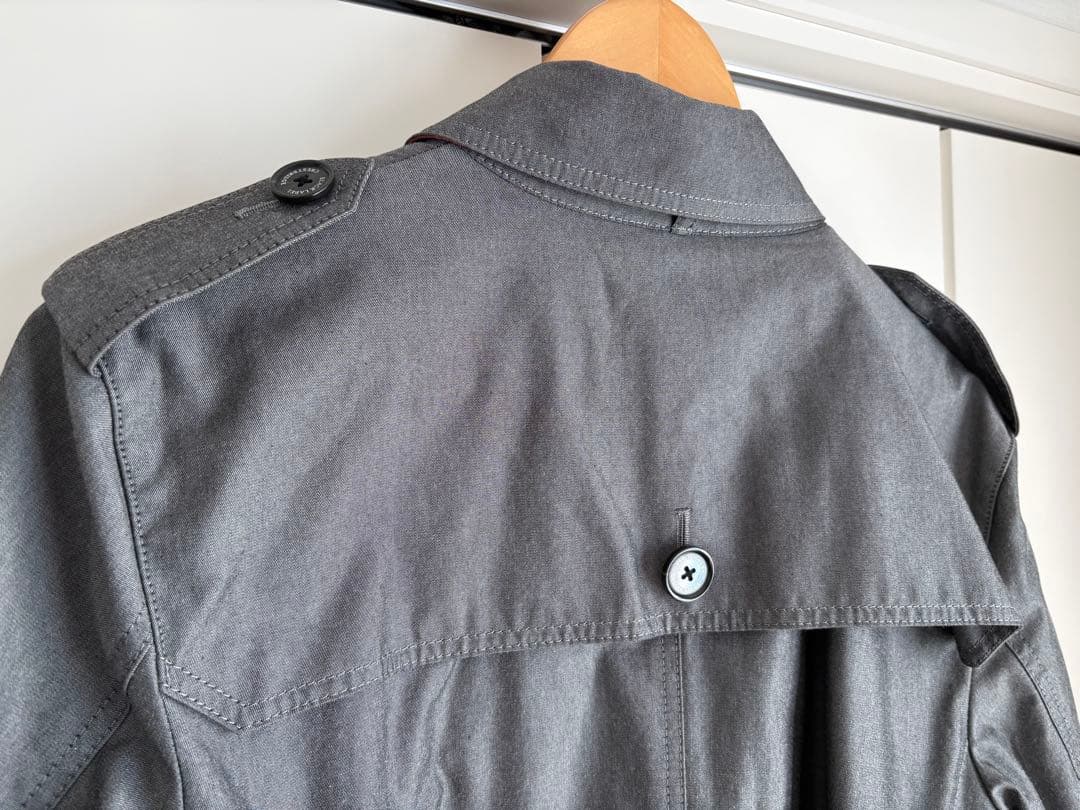 BLACK LABEL クレストブリッジ　グレー トレンチコート