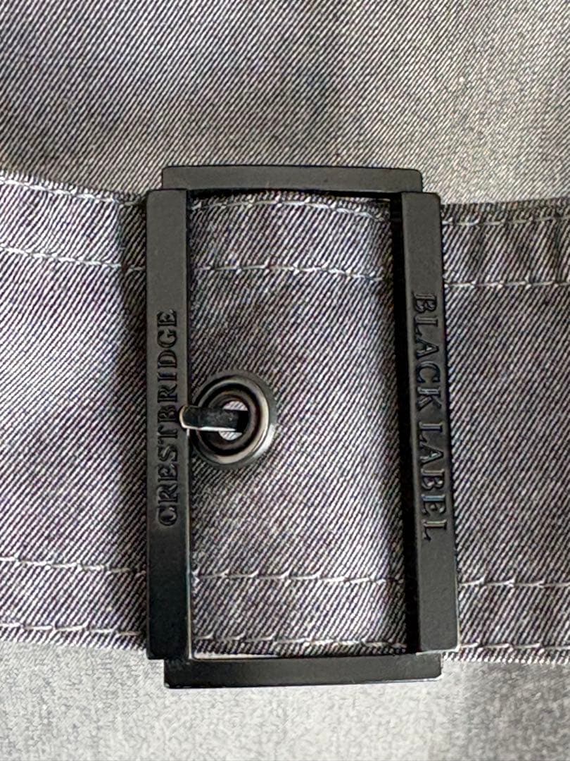 BLACK LABEL クレストブリッジ　グレー トレンチコート