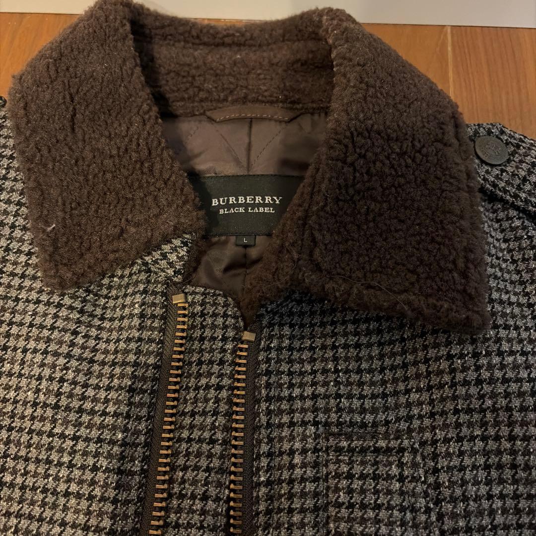 正規品BURBERRY BLACK LABEL チェックジャケットLサイズ