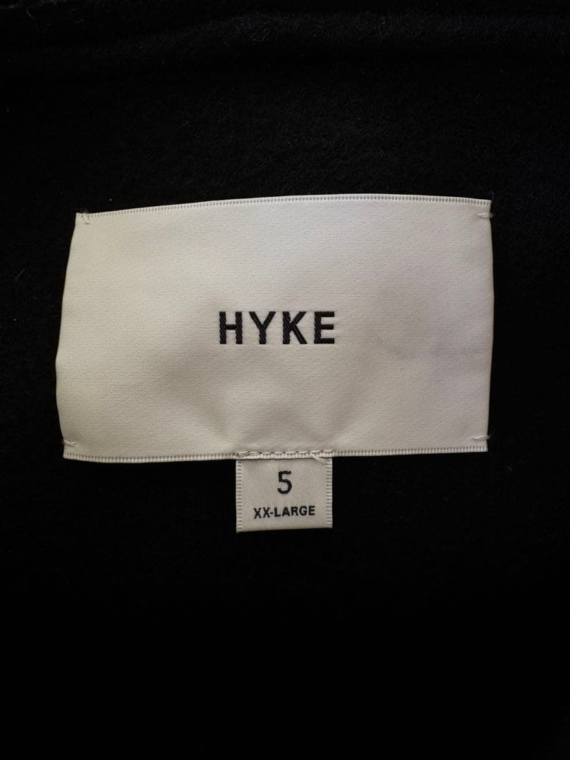 ジャケット・アウター HYKE HOODED WORK COAT Black SIZE5