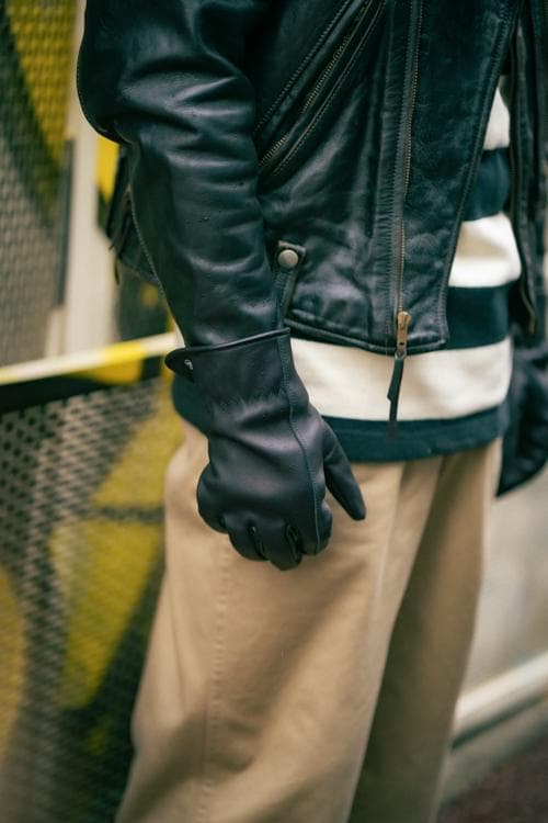 ブコ HORSEHIDE MOTORCYCLE GLOVE BLACK (9)