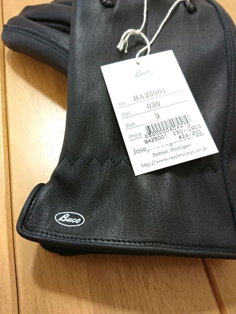 ブコ HORSEHIDE MOTORCYCLE GLOVE BLACK (9)