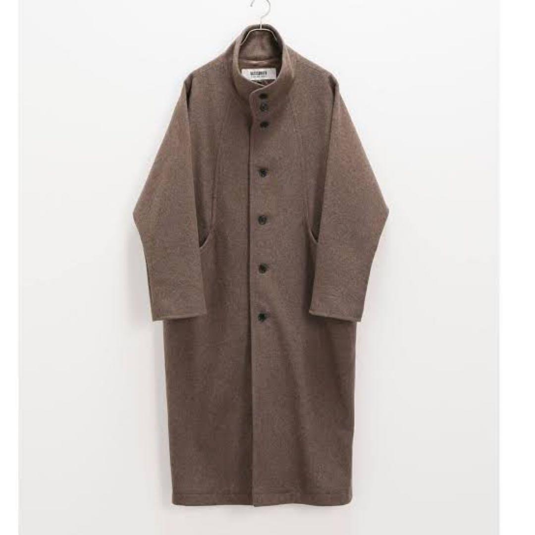 BASISBROEK GREAT ウールスタンドカラーロングコート