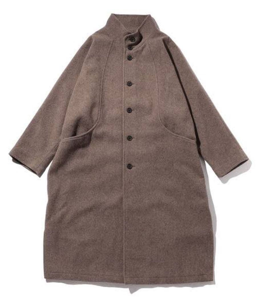 BASISBROEK GREAT ウールスタンドカラーロングコート