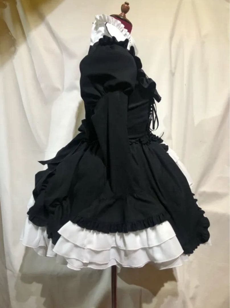 【よなを。】MARBLE ドレスワンピース&ヘッドドレス セット