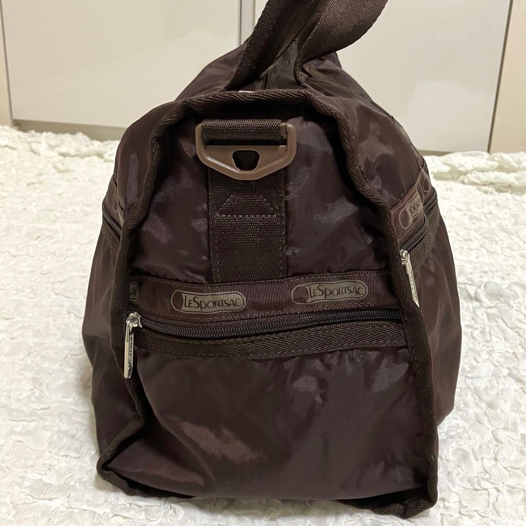 【極美品】LESPORTSAC レスポートサック ボストン 大容量 ブラウン