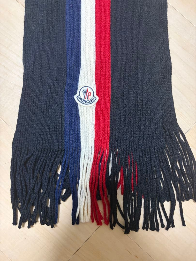 Moncler ストライプマフラー