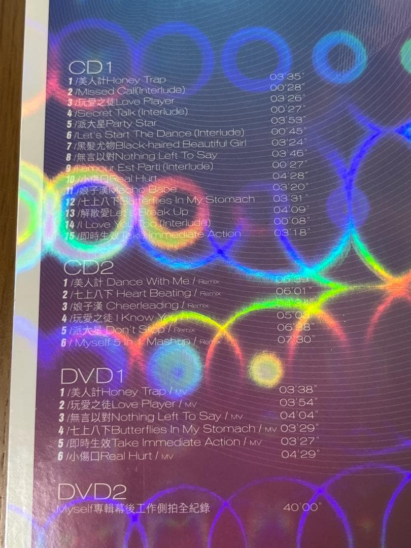 蔡依林 TAKE2MYSELF-Dance with Me 2CD+2DVD