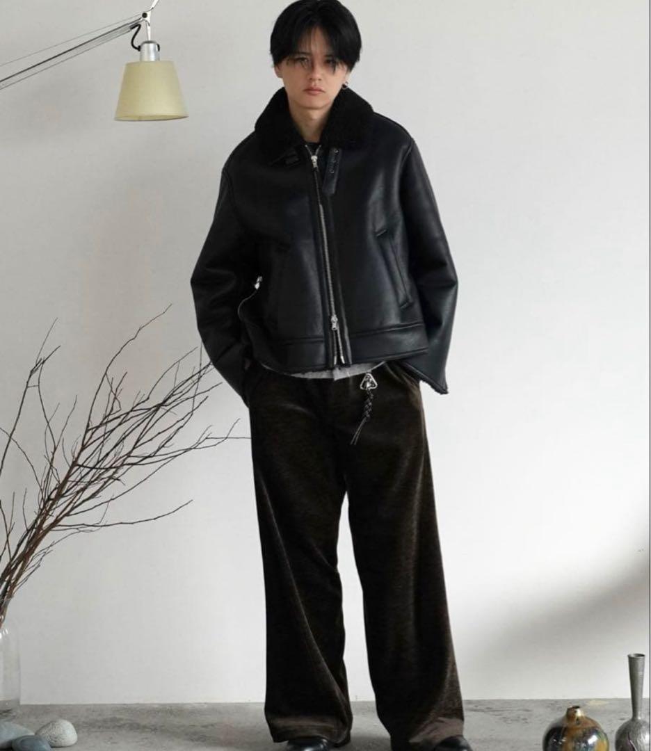 wym B-6 FAUX MOUTON BLOUSON Lサイズ