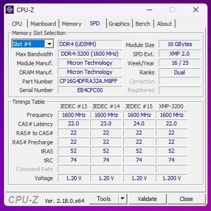 Crucial DDR4-3200 メモリ 32GB(16GB×２枚)