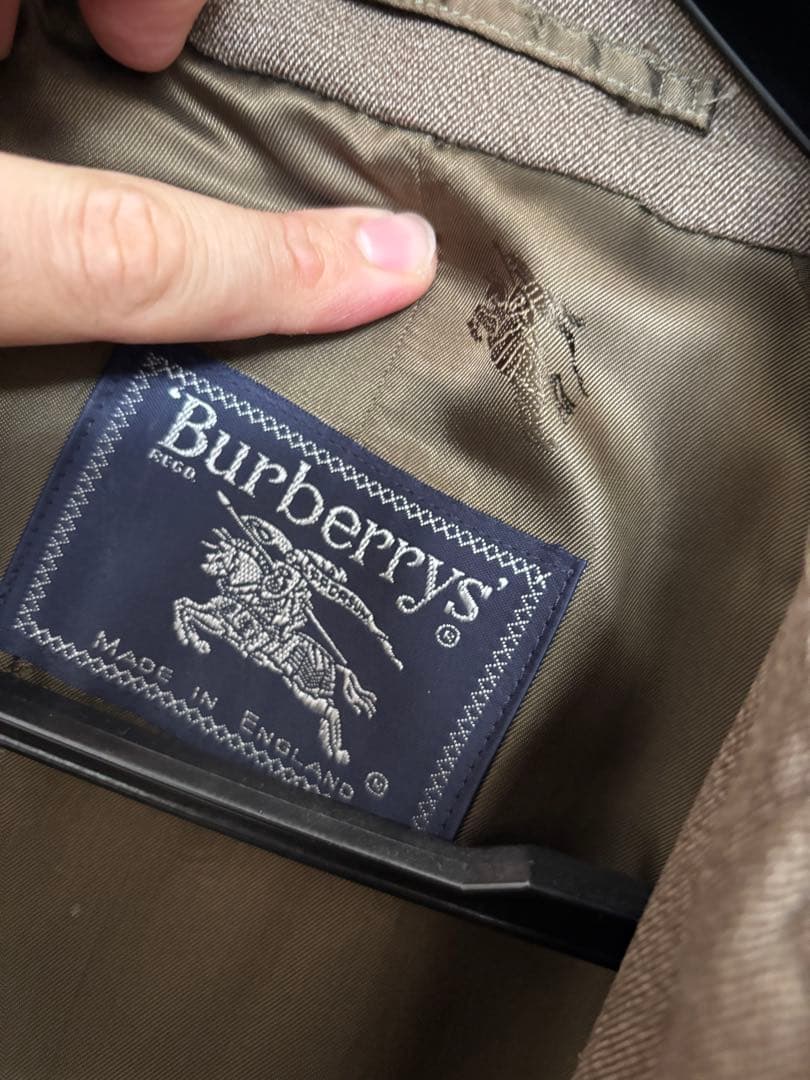 Burberry’s ギャバジン バルマカーン コート イギリス製 茶色系