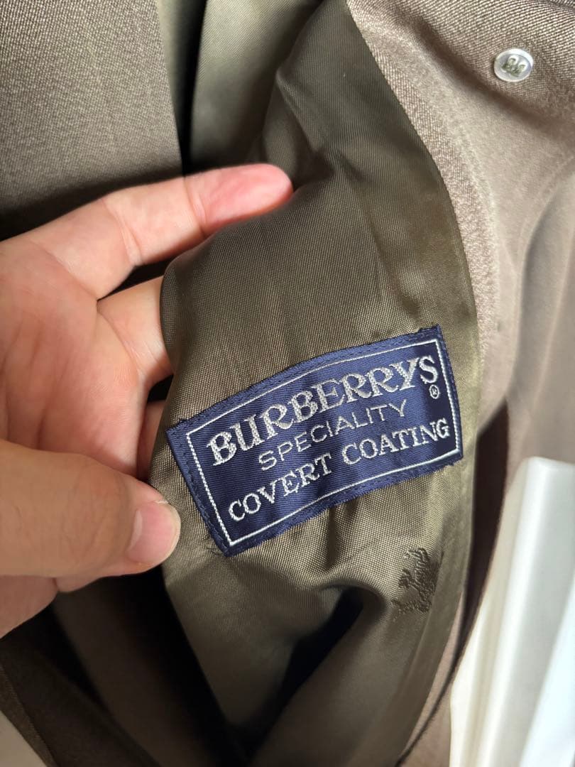 Burberry’s ギャバジン バルマカーン コート イギリス製 茶色系