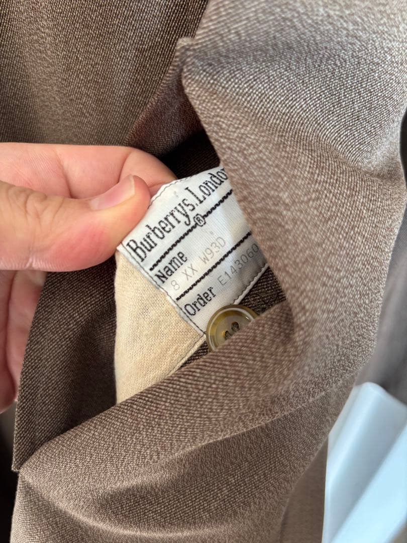 Burberry’s ギャバジン バルマカーン コート イギリス製 茶色系