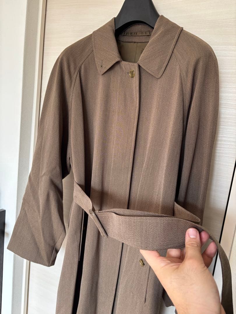 Burberry’s ギャバジン バルマカーン コート イギリス製 茶色系