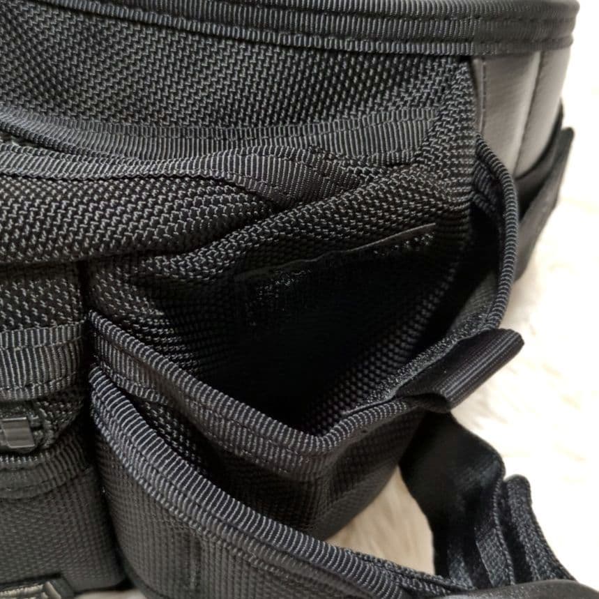 【新品同様】PORTER　HEAT　ウエストバッグ　S　黒　マグライト付き　人気