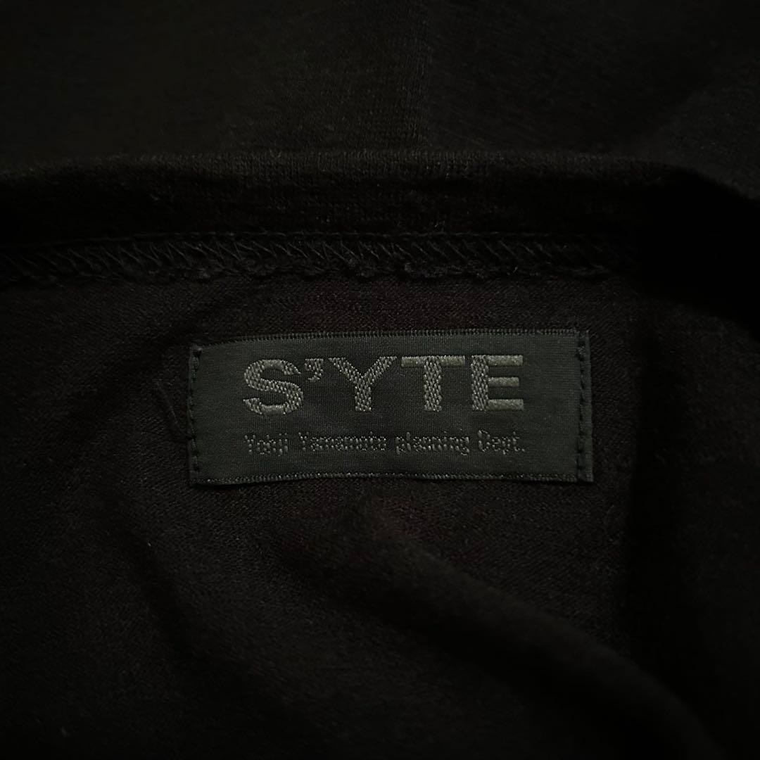 23AW S’yte レオパードアシンメトリードレープカットソー ヨウジヤマモト