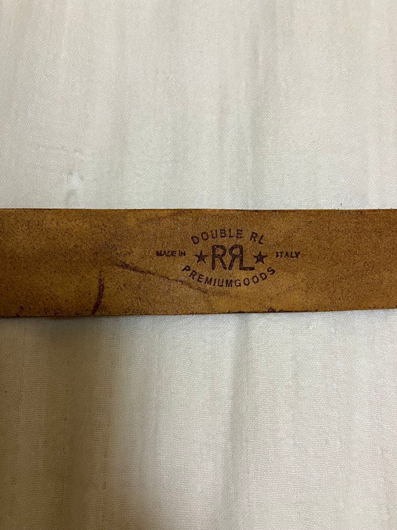 RRL BELLINGHAMベルト 34 イタリア製　ブラウン　ラルフローレン