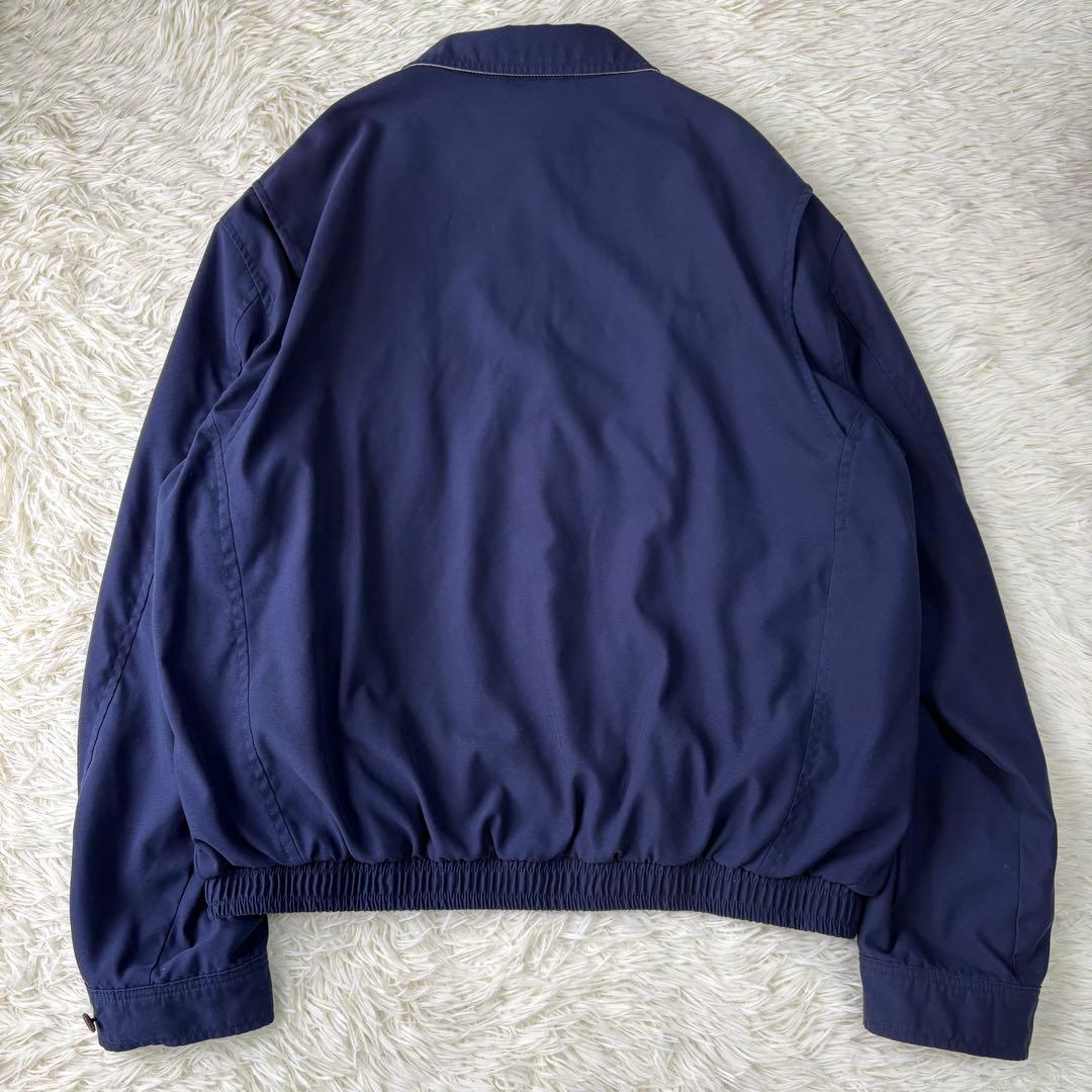 美品90s ポロバイラルフローレン　ピーススキン　スイングトップ　ネイビー　L