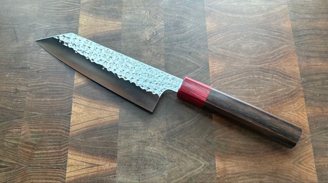 黒崎優　閃光・切付　文化 包丁 170mm 紫檀柄　万能包丁　粉末ハイス